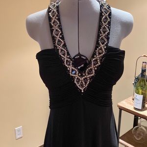 Black sexy comfortable gown